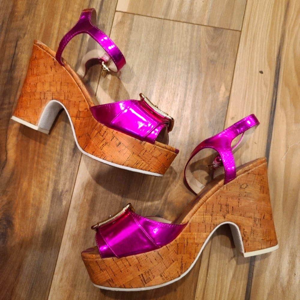 Juicy Couture Magenta Heels